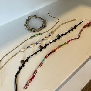3/$15 - Collection of beachy bracelets